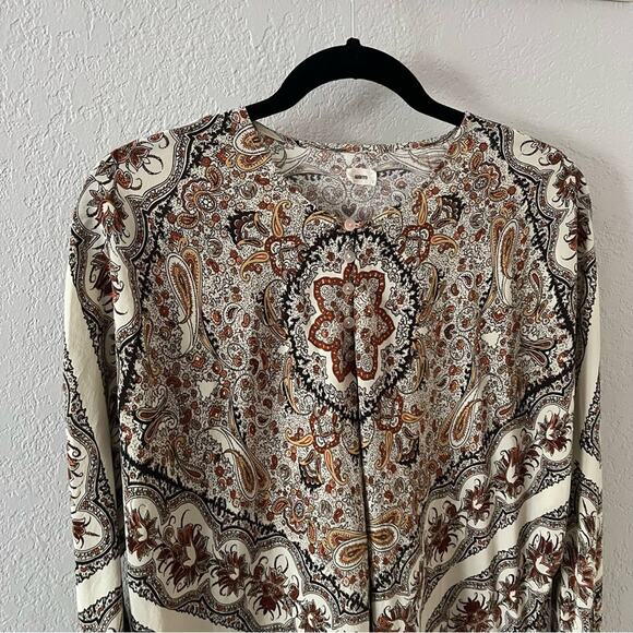 Warm NY Veronique Silk Patterned Blouse - Picture 5 of 9